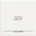 Manette poussoir 2 modules GEN Axolute White