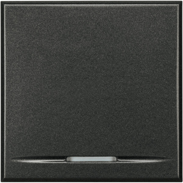 Poussoir à bascule Bticino Axolute 2 modules Anthracite