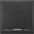 Poussoir à bascule Bticino Axolute 2 modules Anthracite