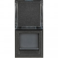 Prise RJ45 anthracite Bticino Axolute catégorie 6 UTP 1 module