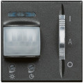 Interrupteur automatique anthracite Bticino Axolute IR 500W 2 modules