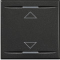 Enjoliveur anthracite symbole montée/descente Bticino Axolute 2 modules