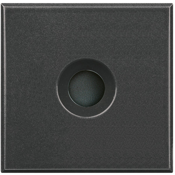 Sortie de câble anthracite Bticino Axolute Ø12mm 2 modules
