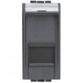 Prise RJ45 anthracite Bticino Livinglight catégorie 6 UTP