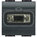 Connecteur HD15 anthracite Bticino Livinglight