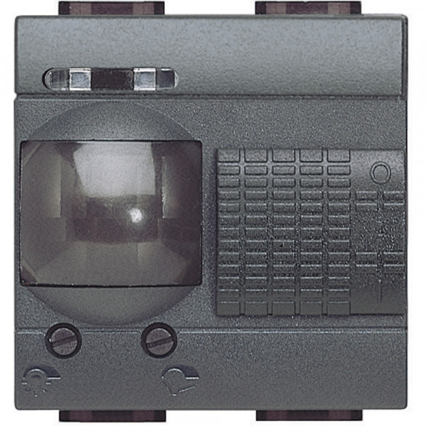 Interrupteur automatique anthracite Bticino Livinglight infrarouge 2 modules