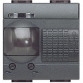 Interrupteur automatique anthracite Bticino Livinglight infrarouge 2 modules