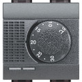 Thermostat électronique d'ambiance Living Light Bticino Anthracite
