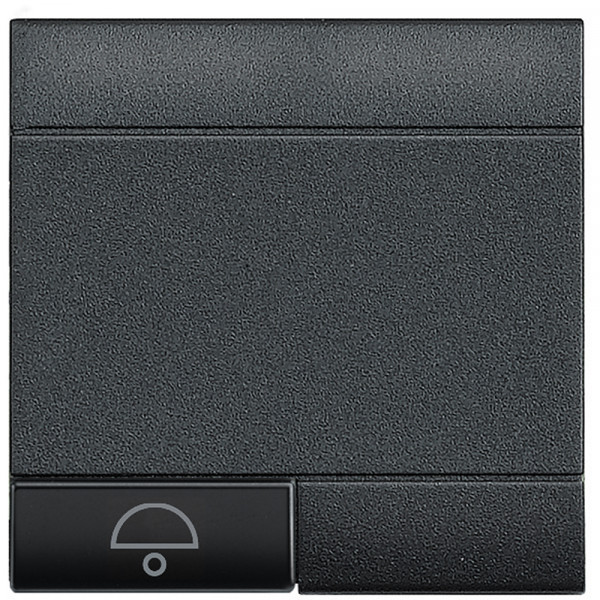Manette poussoir symbole LUMIERE 2 modules - LivingLight Anthracite