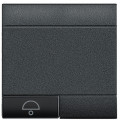 Manette poussoir symbole LUMIERE 2 modules - LivingLight Anthracite