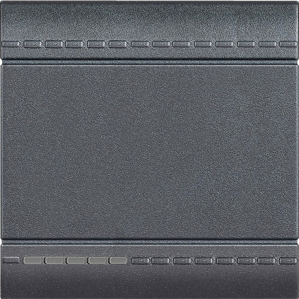Manette poussoir 2 modules - LivingLight Anthracite