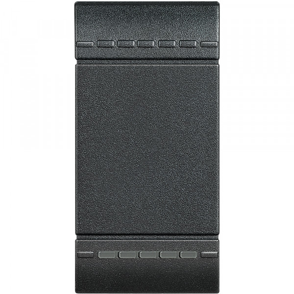 Manette poussoir 1 module - LivingLight Anthracite
