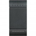 Manette poussoir 1 module - LivingLight Anthracite