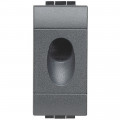Sortie de fil Ø 9mm Living Light Bticino Anthracite - 1 module