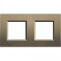 Plaque Living Light Bticino Square - 2 + 2 modules