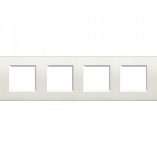 Plaque Blanc Living Light Bticino 2 + 2 + 2 + 2 modules