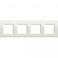 Plaque Blanc Living Light Bticino 2 + 2 + 2 + 2 modules