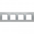 Plaque tech Bticino Livinglight 4 postes 4x2 modules