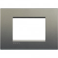 Plaque Living Light Bticino Avenue - 3 modules