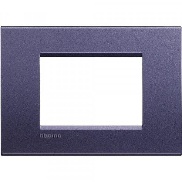 Plaque Living Light Bticino Club - 3 modules - Bticino Cofrel - LNA4803CB