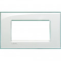 Plaque Living Light Bticino Aigue-marine - Living Light 4 modules