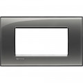 Plaque Living Light Bticino Brouillard - 4 modules