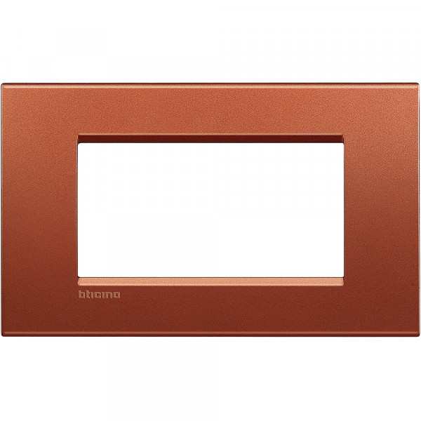 Plaque Living Light Bticino Brique - 4 modules