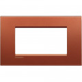 Plaque Living Light Bticino Brique - 4 modules