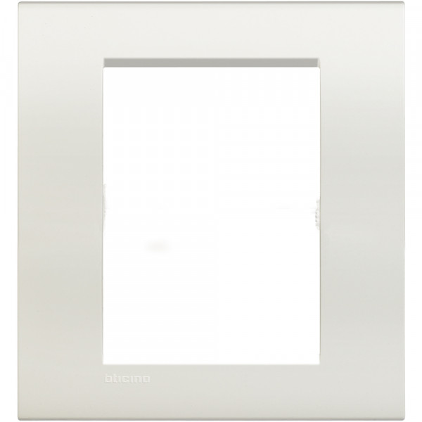 Plaque Living Light Bticino Blanc - 3 + 3 modules