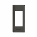 Plaque anthracite Bticino Livinglight profilé 1 module