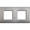 Plaque Nickel mat Living Light Bticino Air 2 + 2 modules