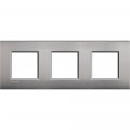 Plaque Nickel mat Living Light Bticino Air 2 + 2 + 2 modules