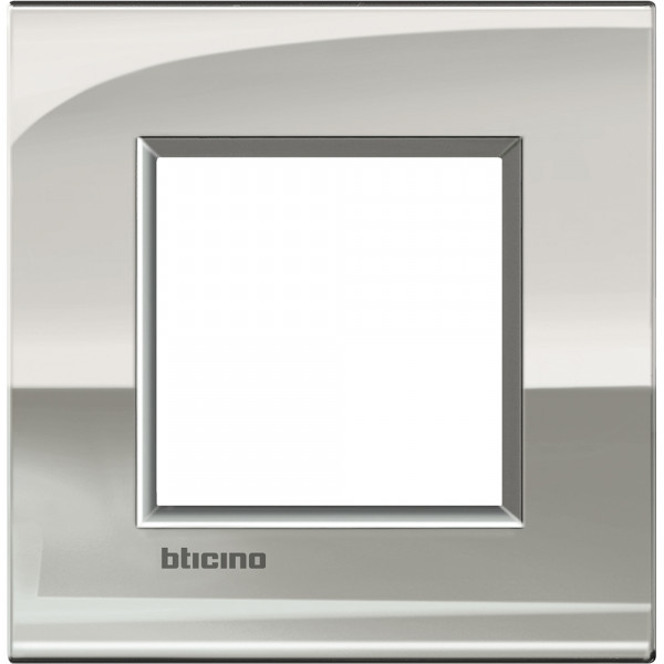 Plaque Or palladium Living Light Bticino Air 2 modules