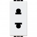 Prise de courant 2p Living Light Bticino Blanc 16A - 127/250V standard Euro-Américain