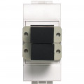 Connecteur fibre optique blanc Bticino Livinglight SC Duplex