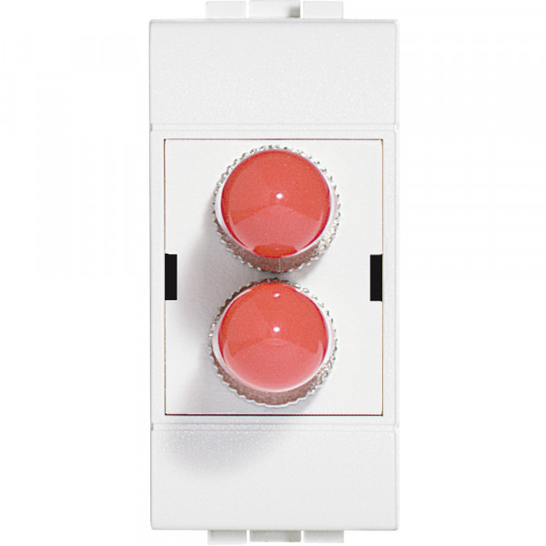 Connecteur fibre optique blanc Bticino Livinglight ST Duplex