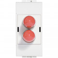 Connecteur fibre optique blanc Bticino Livinglight ST Duplex