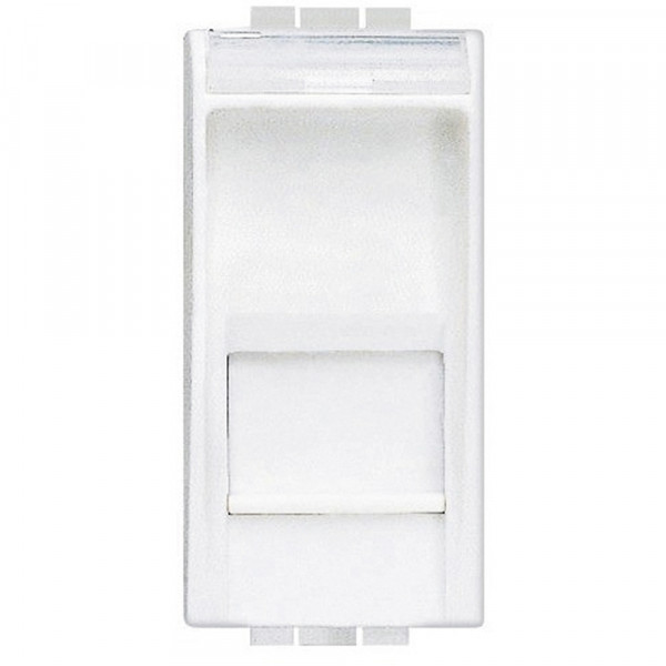 Prise RJ45 blanc Bticino Livinglight catégorie 6 FTP 1 module