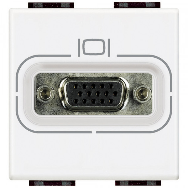 Connecteur HD15 blanc Bticino Livinglight