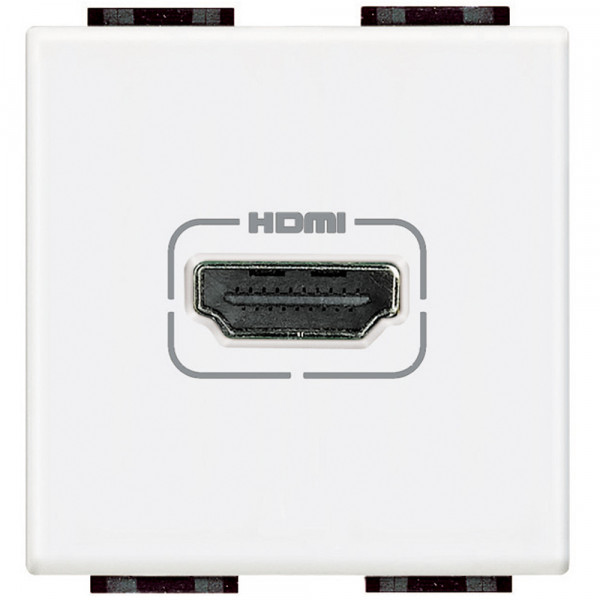 Connecteur HDMI blanc Bticino Livinglight blanc