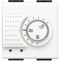 Thermostat électronique d'ambiance avec sonde de sol Living Light Bticino Blanc