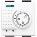 Thermostat électronique d'ambiance avec commutateur été/hive Living Light Bticino Blanc