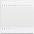 Manette bascule 2 modules - LivingLight Blanc