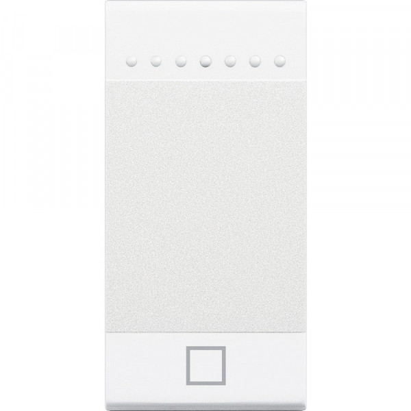 Manette Bticino Living Light - MyHOME BUS - symbole STOP - 1 module - Blanc