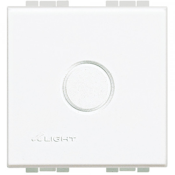 Obturateur blanc Bticino Livinglight avec empreinte arrondie défonçable