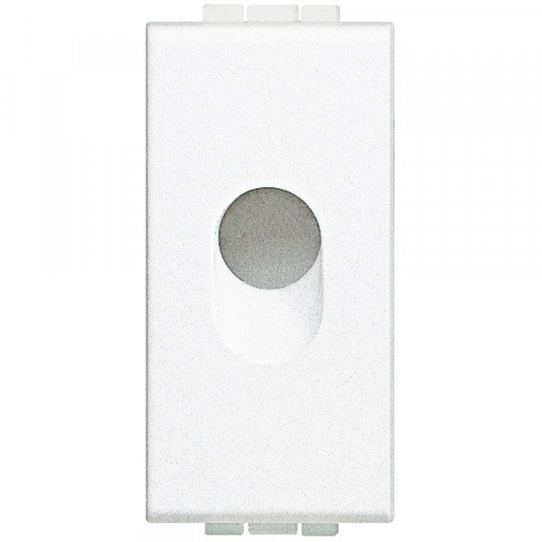 Sortie de câble blanche Bticino Livinglight diamètre 9mm 1 module