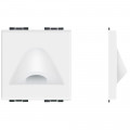 Sortie de câble blanche Bticino Livinglight diamètre 9,5mm 2 modules