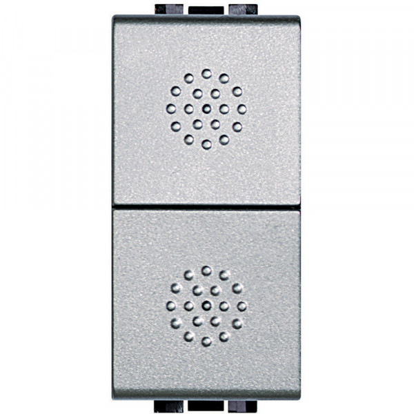 Double poussoir Living Light Bticino Tech 10A - 250V - 1 module