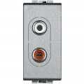 Connecteur RCAx2 tech Bticino Livinglight 