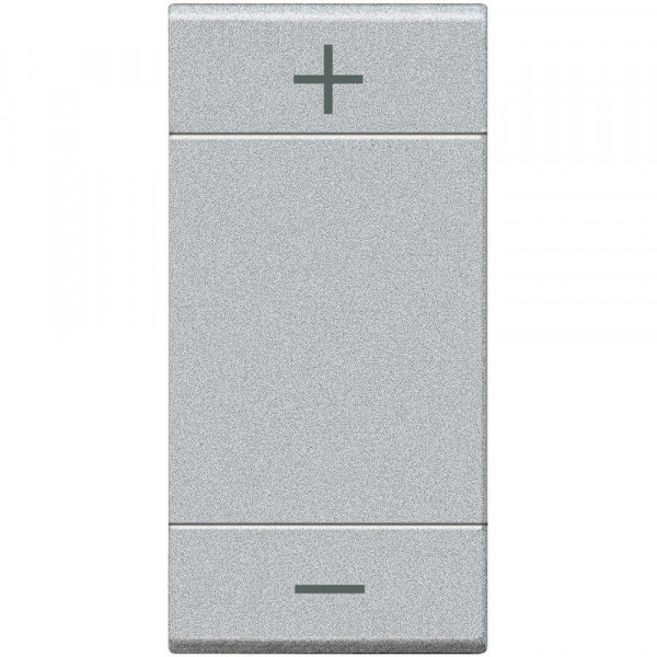 Enjoliveur tech symbole "+/-" Bticino Livinglight MyHome Bus 1 module
